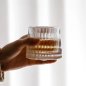 Vaso de whisky giratorio de 160 ml: vaso de whisky o bourbon elegante y único