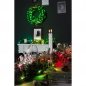 Vainagu gaismas ar LED — 50 gab RGB + W — Twinkly Wreath + BT + WiFi