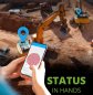 Sončni GPS sledilnik 4G - sledenje v realnem času + vodoodporen IP67 + baterija 10000 mAh