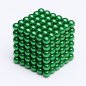 Магнетне куглице 5мм неоцубе - зелена