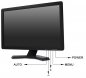 19" Monitor with BNC connector with HDMI/VGA/AV/USB/BNC input + speakers