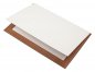 Podložky na písací stôl kožené a drevené (Drevo + biela koža) - Hand Made