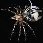 3D puzzle SPIDER - fém puzzle modell rozsdamentes acélból + LED lámpa