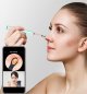 Limpieza facial (limpiador) oído + piel con cámara FULL HD + aplicación WiFi a través de teléfono inteligente (iOS/Android)