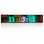 Display LED programmabile da 50 cm x 9,6 cm in 4 colori - rosso, verde, giallo, bianco