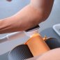 Posilňovací valec na brucho s časovačom 2v1 automatický fitness roller na brušné svaly
