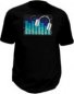 Flashing T-shirt - Blue equalizer