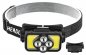 Head torch - LED Headlamp White/Red - Extra powerful rechargeable with 6 modes