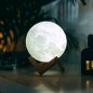 Lampe de nuit lune lampe tactile 3D galaxie lumineuse (éclairée)
