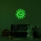 Inscriptions on the wall (LED - 3D) illuminated SUNNY logo with 50 cm