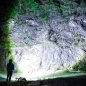 Světlomet - LED baterka + teleskopický ZOOM + LED displej + 3 režimy světla až do 3000m