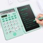 Solar calculator with notepad 6,5" LCD scientific + writing pen (foldable)