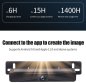 Bezdrátová couvací kamera Solární s FULL HD na SPZ pro mobil (iOS, Android)