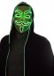 Halloween maskers LED - Groen