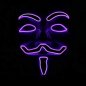 Vendetta maska ​​LED - vijolična
