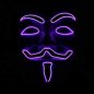 Vendetta masker LED - paars