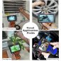 Autofookusega HD kontrollkaamera + 5-tolline ekraan + 9 mm LED-kaamera IP68-ga + salvestamine micro SD-le