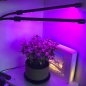 Lampada LED 36W (4x9W) 4 teste a collo d'oca + telecomando