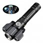 LED flashlight - torch light 20W (2000 Lumens) + 2 side lights + 4 lighting modes