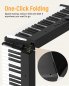 Folding keyboard (digital piano) 123 cm with 88 keys + Bluetooth + Midi + Recording