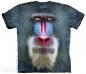 3D dyreskjorte - Baboon