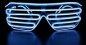 Flashing grille glasses - White