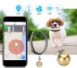 طوق GPS للكلاب في الجرس - محدد موقع GPS صغير للكلاب / القطط / الحيوانات مع تتبع Wifi و LBS - IP67