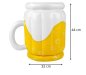 Nafukovacka pivo - Nafukovací chladič na nápoje sklenici piva 44 x 32 cm pro chlazení nápojů