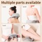 Neck / back / waist / leg massager vibrating with adjustable intensity