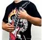 T-shirt geek - Bermain gitar