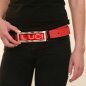 Scrolling buckle - Red metalic