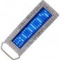 Led boucle de ceinture - diamant bleu