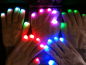LED kesztyű - Fehér