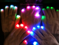 Gants LED - blanc