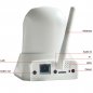 Telecamera IP wireless HD 1280x720 (Rotante)