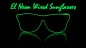 Neon glasses Way Ferrer style - Green