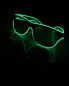 Neon bril Way Ferrer stijl - Groen