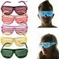Neon Waffel Brille - Grün