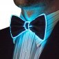 Neón corbata de lazo para los hombres - Azul