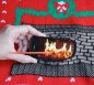 Morph interaktywny sweter - ogień w kominku