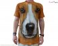 Batik cămașă 3D - jack russel terrier