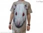 3D batik shirt - White Rat