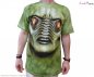 Camiseta da montanha - monstro verde