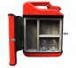 Porta bidones - Bidón de gasolina metálico ROJO Minibar de ginebra de 20L en bidón Bidón