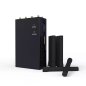 Brouilleur de signal de téléphone portable - Bloqueur wifi GSM 8 antennes pour bloquer 4G/3G/2G/5G