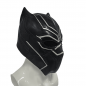 Máscara facial de Pantera Negra - para niños y adultos para Halloween o carnaval
