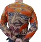 T-shirt tatuagem - rosto assustado