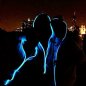 Led Hoodie - Neon albastru