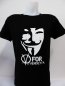 Fluorescenciniai marškinėliai - V „Vendetta“