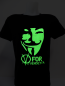 Fluorescent-T-Shirts - V wie Vendetta